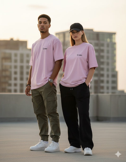 "Capture The Journey" Heavyweight Oversized Tee | 240 GSM Unisex Streetwear