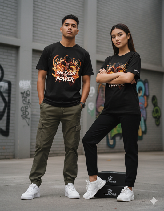 "Unleash Your Power" Graphic Tee | 180 GSM