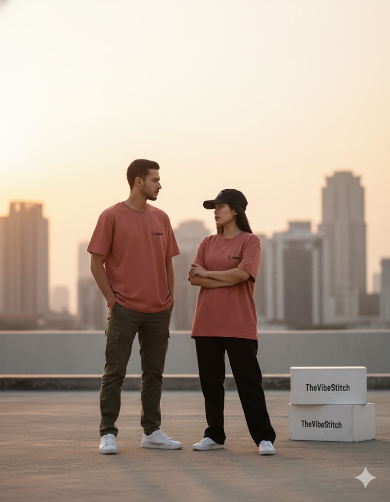 "Capture The Journey" Heavyweight Oversized Tee | 240 GSM Unisex Streetwear