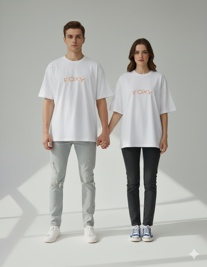 "Foxy" Biker Fox Graphic Tee | 180 GSM Unisex Streetwear