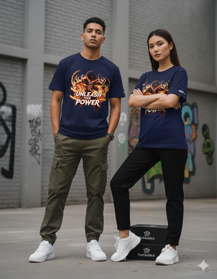 "Unleash Your Power" Graphic Tee | 180 GSM