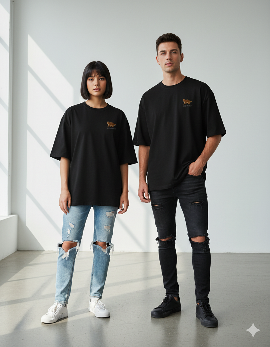 "Capybara Space Show" Heavyweight Graphic Tee | 240 GSM Unisex Streetwear