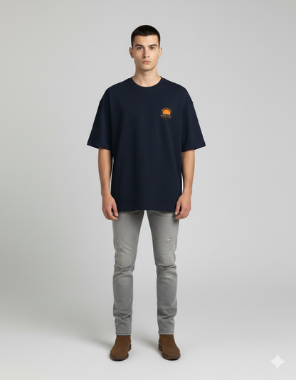 Vintage "Road Warrior" Car Tee | Retro Desert Sunset Graphic Shirt Unisex Wear