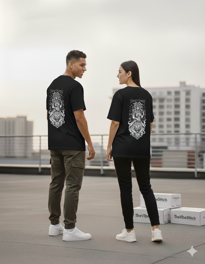 "Ancient Deity" Heavyweight Graphic Tee | 240 GSM Unisex Streetwear