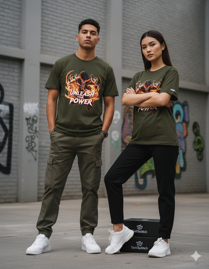 "Unleash Your Power" Graphic Tee | 180 GSM