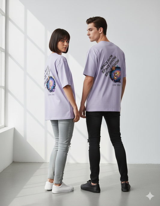 "Capybara Space Show" Heavyweight Graphic Tee | 240 GSM Unisex Streetwear