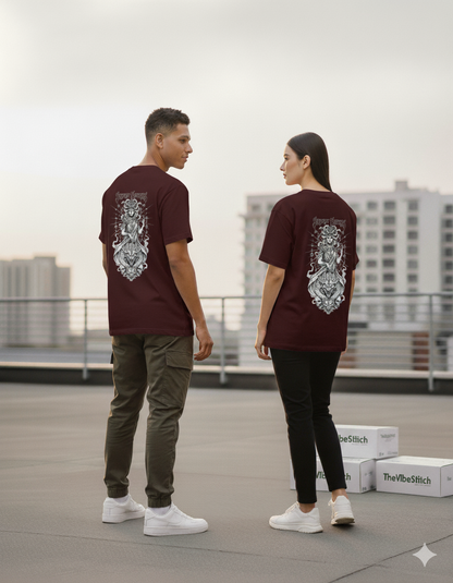 "Ancient Deity" Heavyweight Graphic Tee | 240 GSM Unisex Streetwear