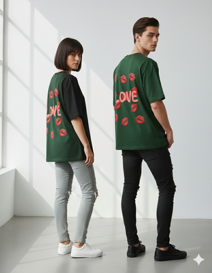 "Love & Kisses" Heavyweight Graphic Tee | 240 GSM Streetwear