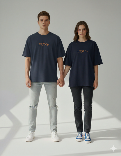 "Foxy" Biker Fox Graphic Tee | 180 GSM Unisex Streetwear
