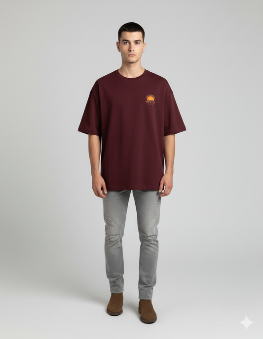 Vintage "Road Warrior" Car Tee | Retro Desert Sunset Graphic Shirt Unisex Wear